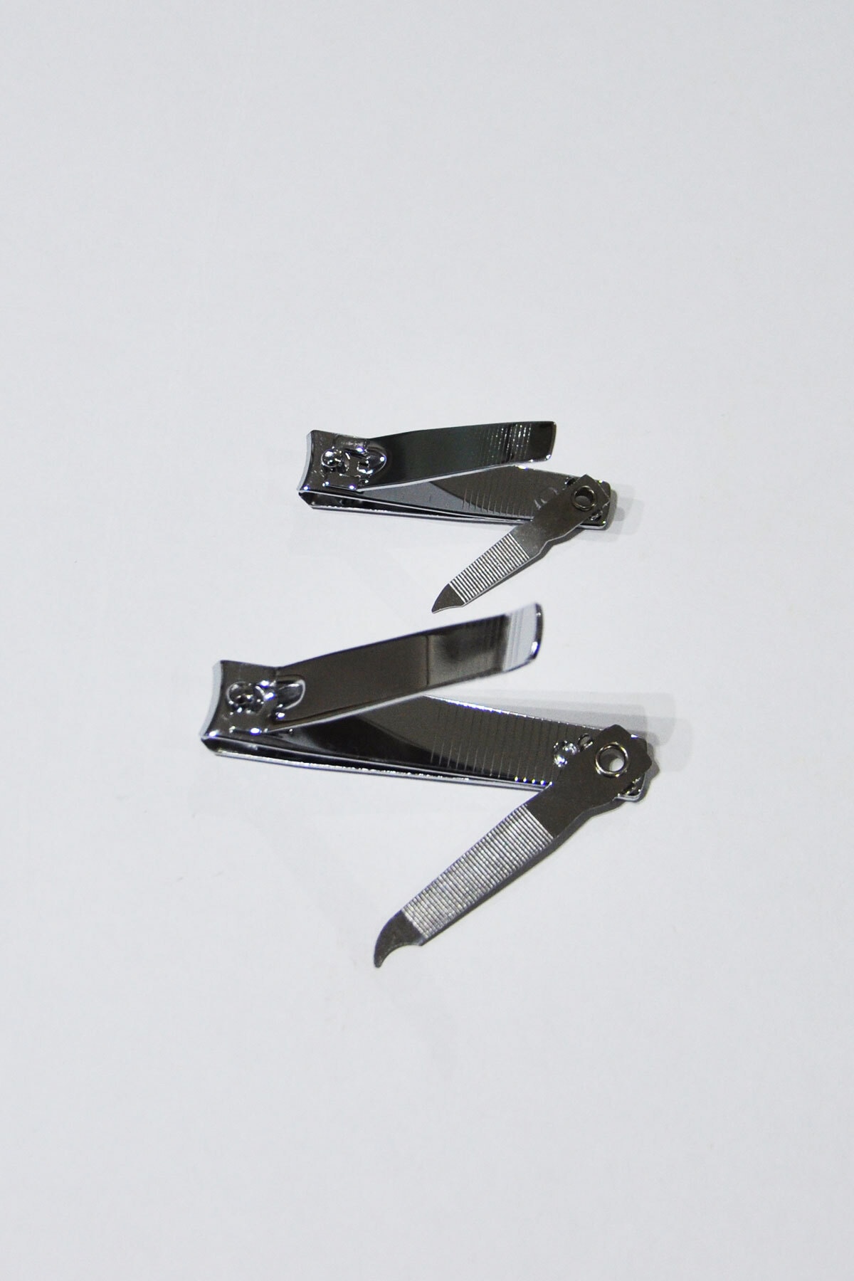 (2 Adet) %100 Çelik Tırnak Makası (2 Boy, Paslanmaz Manikür Pedikür Aletleri)