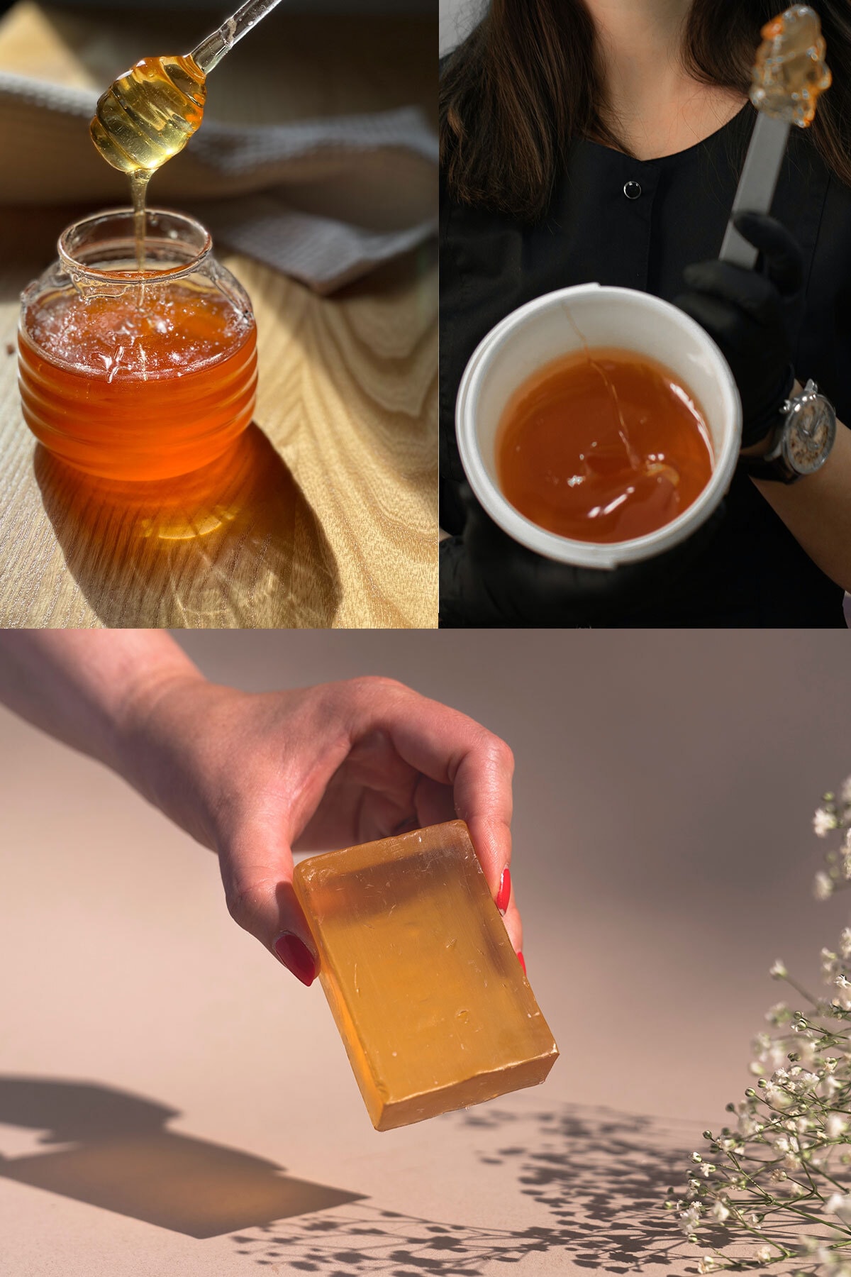 Propolisli Bal Sabunu Peeling Etkili (ballı Şeffaf Sabun B Vitaminli)