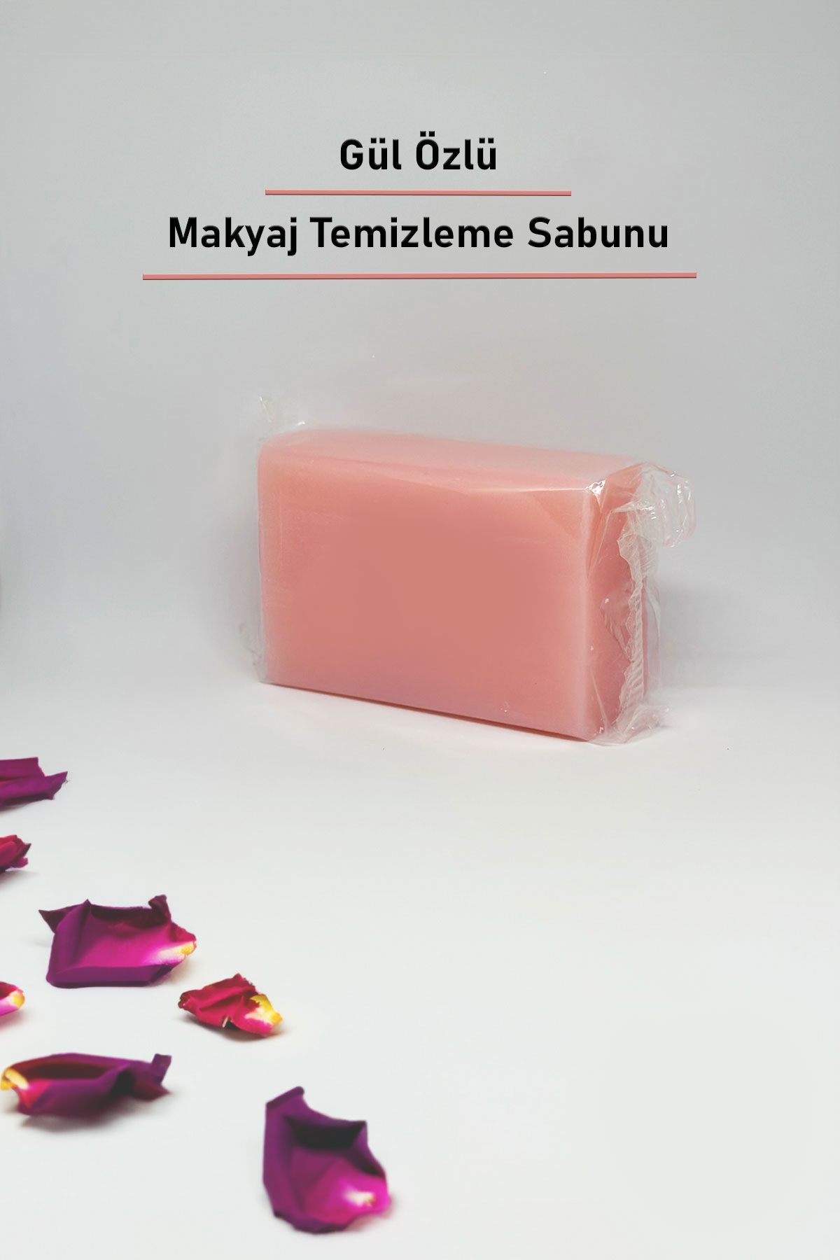 Toptan hediyelik sabun Gül özlü bakım sabunu 120 gr