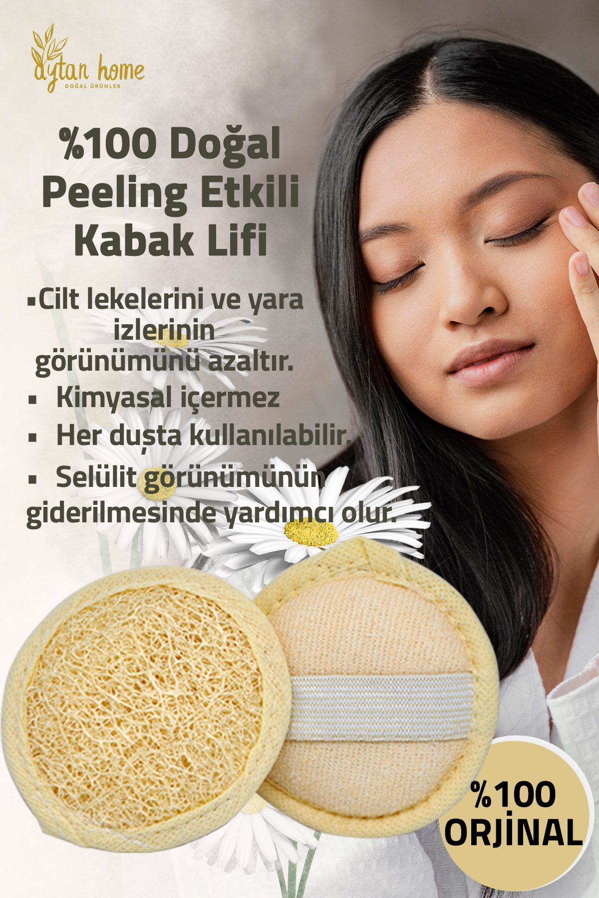 Toptan Saf Kil Ve Doğal Kabak Lifli Sabun