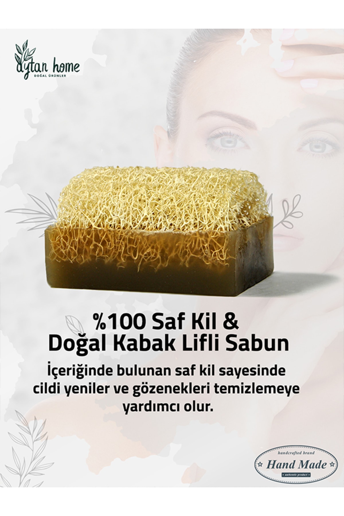 Toptan Saf Kil Ve Doğal Kabak Lifli Sabun