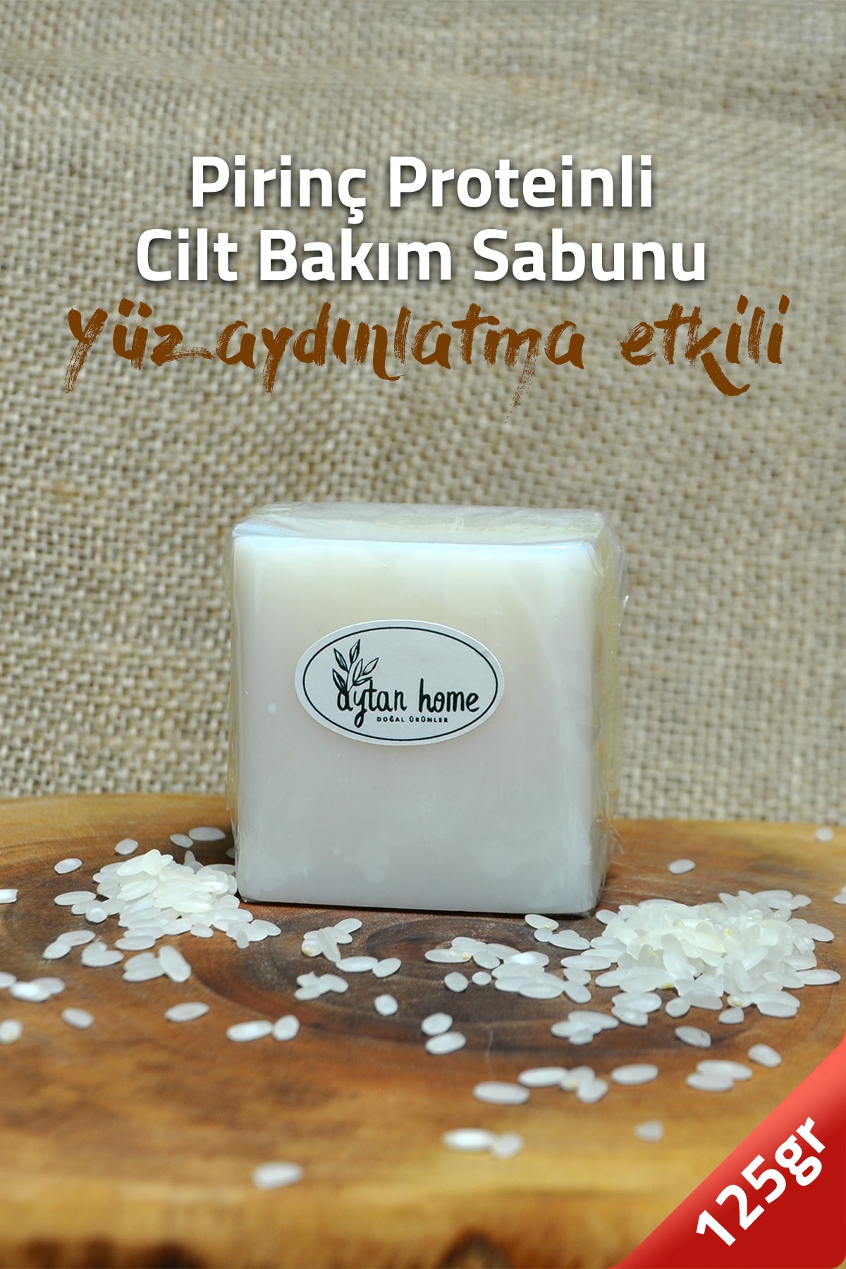Toptan Pirinç Proteinli Cilt Bakım Sabunu (yüz Aydınlatma Etkili) 125 Gr.
