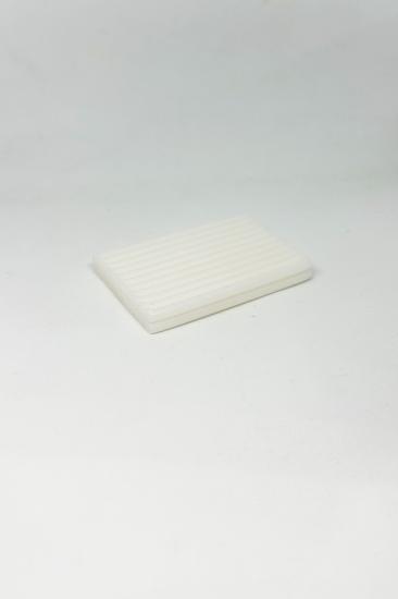 Toptan Hediyelik promosyon Saf beyaz sabun dikdörtgen tırtıllı 20 gr