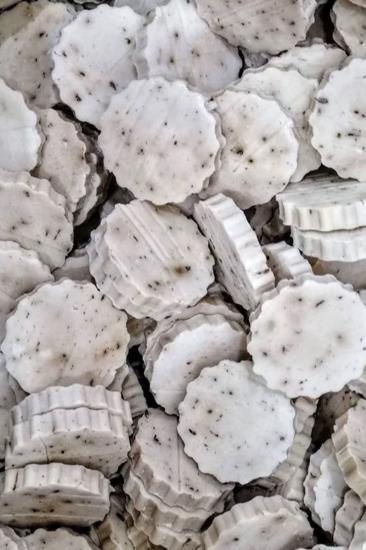 Hediyelik Lavanta kokulu yuvarlak tırtıllı sabun