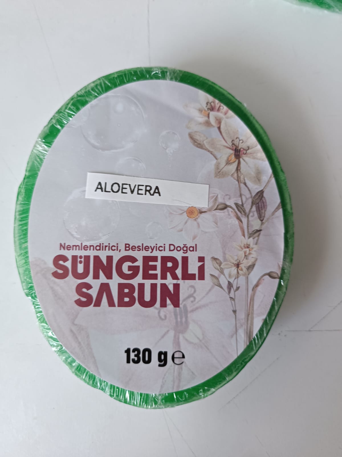 Toptan Süngerli Aloe Vera Sabunu