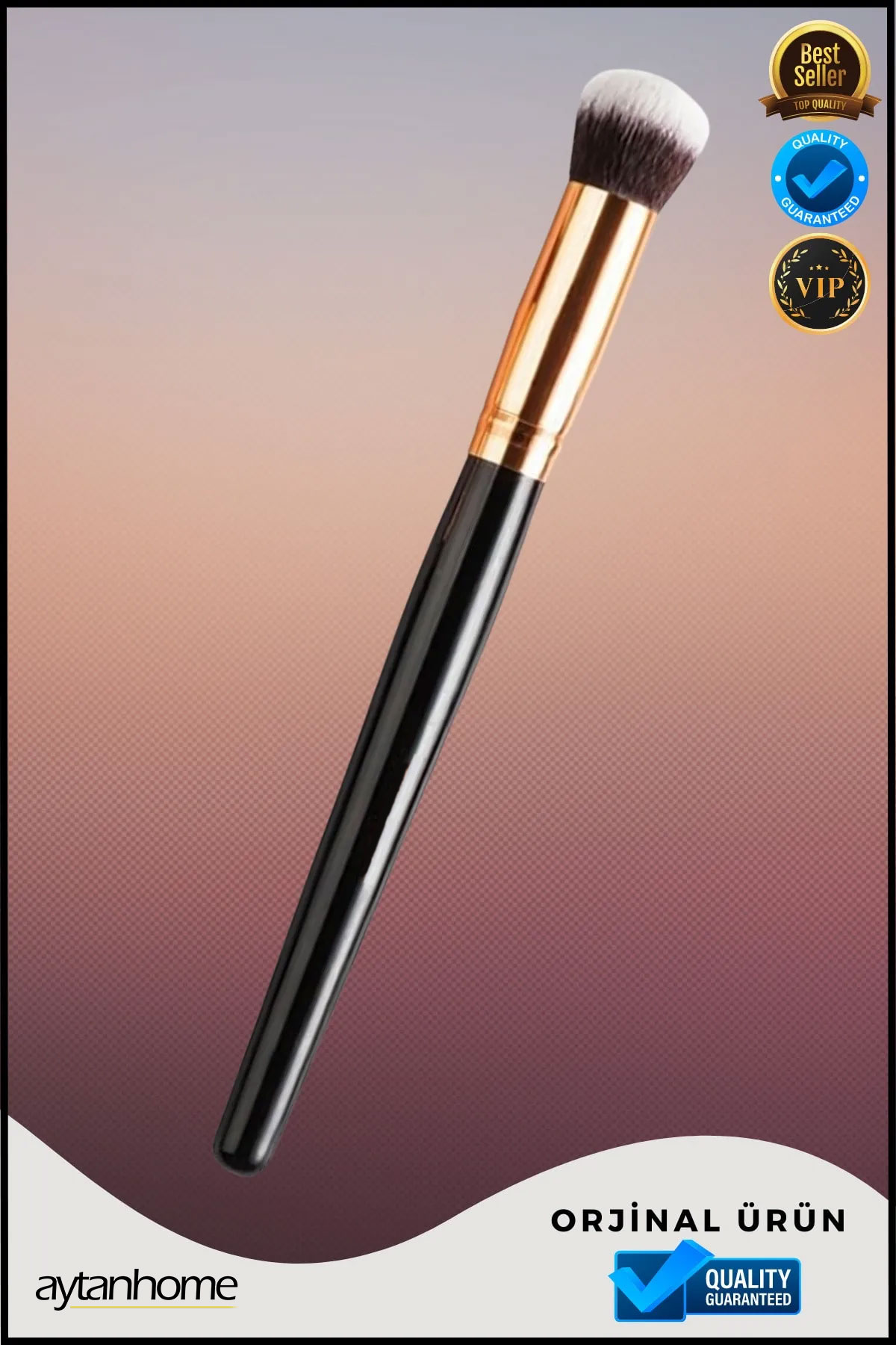 Profesyonel Oval Kapatıcı Fırça, Makyaj fırçası, Concealer Brush